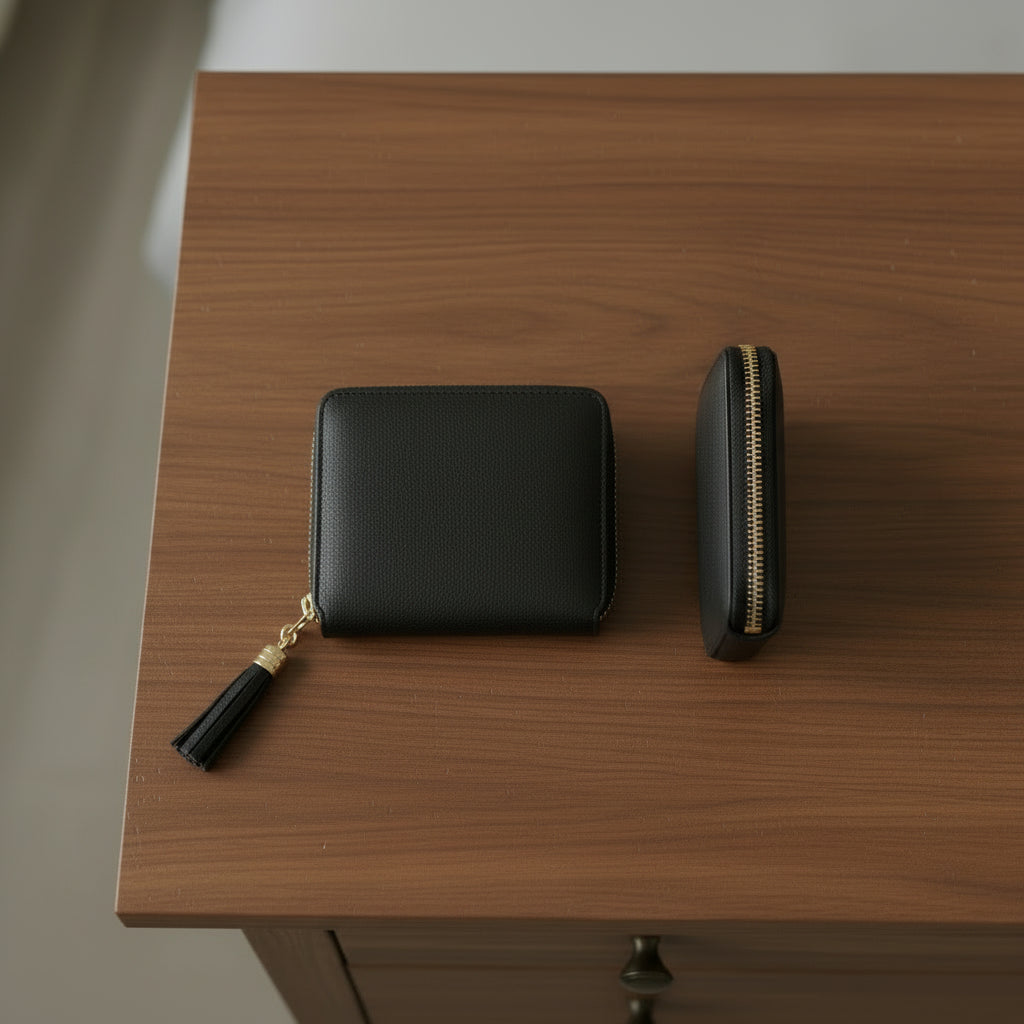 Mini Tassel Wallet - Women's Coin Purse