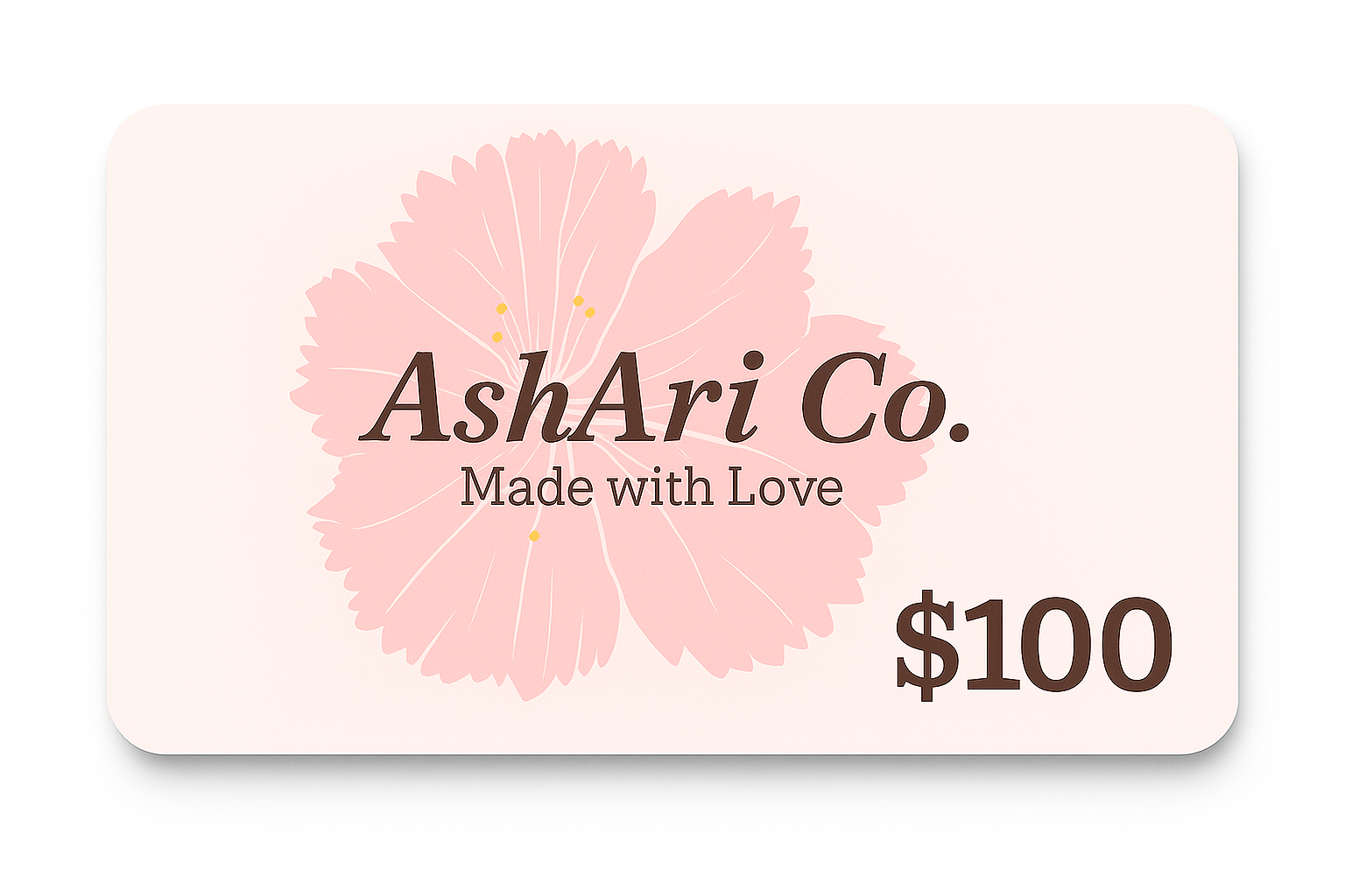 AshAri Co. eGift Cards