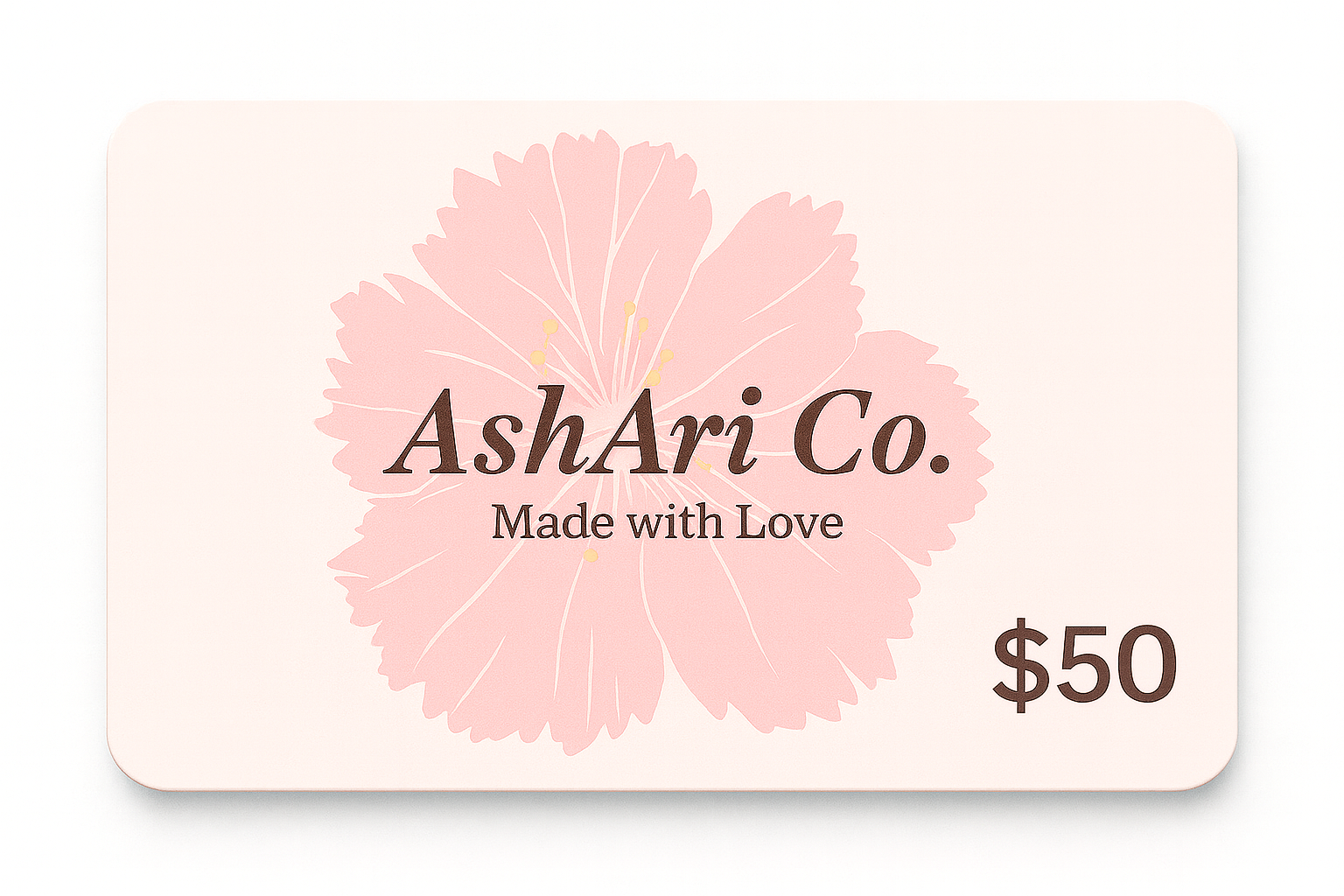 AshAri Co. eGift Cards