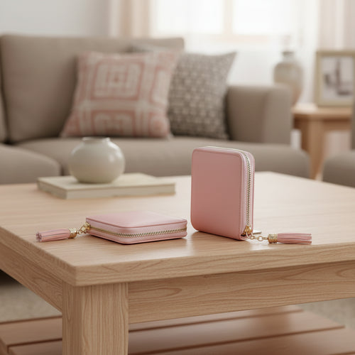 Mini Tassel Wallet - Women's Coin Purse